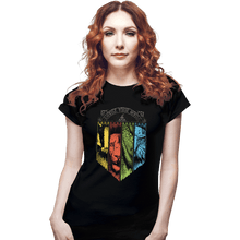 Load image into Gallery viewer, Daily_Deal_Shirts Fitted Shirts, Woman / Small / Black Choose Your House