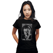 Load image into Gallery viewer, Shirts Fitted Shirts, Woman / Small / Black The Wolf