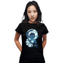 Load image into Gallery viewer, Daily_Deal_Shirts Fitted Shirts, Woman / Small / Black Waterbender