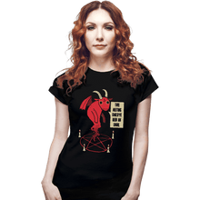 Load image into Gallery viewer, Daily_Deal_Shirts Fitted Shirts, Woman / Small / Black Coud Have Been An E-Mail