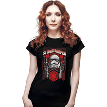 Load image into Gallery viewer, Shirts Fitted Shirts, Woman / Small / Black Storm Trooper