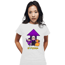 Load image into Gallery viewer, Daily_Deal_Shirts Fitted Shirts, Woman / Small / White Grumpyeye