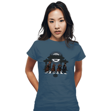 Load image into Gallery viewer, Daily_Deal_Shirts Fitted Shirts, Woman / Small / Indigo Blue Warrior Society