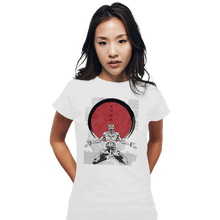 Load image into Gallery viewer, Shirts Fitted Shirts, Woman / Small / White Dhalsim Zen