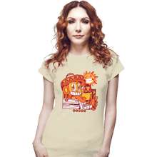 Load image into Gallery viewer, Shirts Fitted Shirts, Woman / Small / White Samba Time