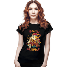 Load image into Gallery viewer, Daily_Deal_Shirts Fitted Shirts, Woman / Small / Black Bard's Call