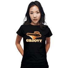 Load image into Gallery viewer, Shirts Fitted Shirts, Woman / Small / Black Groovy Tools