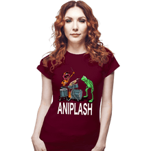 Load image into Gallery viewer, Secret_Shirts Fitted Shirts, Woman / Small / Maroon Aniplash