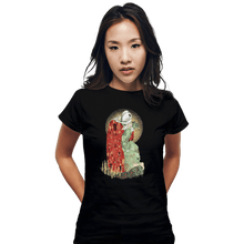 Load image into Gallery viewer, Shirts Fitted Shirts, Woman / Small / Black The Bloody Kiss