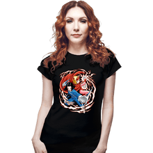 Load image into Gallery viewer, Shirts Fitted Shirts, Woman / Small / Black Red Ribbon Mutants