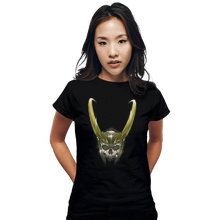 Load image into Gallery viewer, Secret_Shirts Fitted Shirts, Woman / Small / Black Loki's Skull
