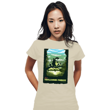 Load image into Gallery viewer, Daily_Deal_Shirts Fitted Shirts, Woman / Small / White Visit Tsukamori Forest