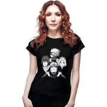 Load image into Gallery viewer, Shirts Fitted Shirts, Woman / Small / Black Team 7 Rhapsody