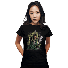 Load image into Gallery viewer, Secret_Shirts Fitted Shirts, Woman / Small / Black The Dark Kiss