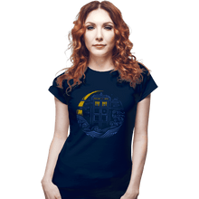 Load image into Gallery viewer, Shirts Fitted Shirts, Woman / Small / Navy The Traveller
