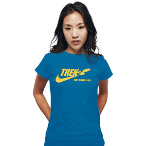 Shirts Fitted Shirts, Woman / Small / Sapphire Trek Athletics