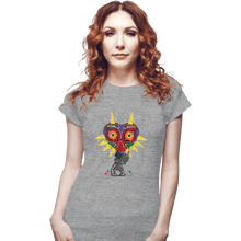 Load image into Gallery viewer, Shirts Fitted Shirts, Woman / Small / Sports Grey Majora's Graffiti