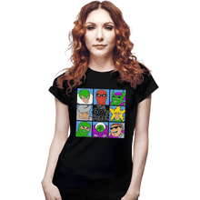 Load image into Gallery viewer, Shirts Fitted Shirts, Woman / Small / Black The 60s Bunch