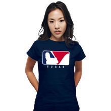 Load image into Gallery viewer, Secret_Shirts Fitted Shirts, Woman / Small / Navy Sugar League