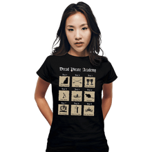 Load image into Gallery viewer, Daily_Deal_Shirts Fitted Shirts, Woman / Small / Black Dread Pirate Academy