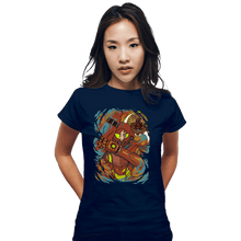 Load image into Gallery viewer, Secret_Shirts Fitted Shirts, Woman / Small / Navy The Huntress