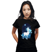 Load image into Gallery viewer, Shirts Fitted Shirts, Woman / Small / Black Last Unicorn