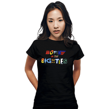 Load image into Gallery viewer, Daily_Deal_Shirts Fitted Shirts, Woman / Small / Black Born 80s