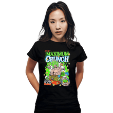 Load image into Gallery viewer, Shirts Fitted Shirts, Woman / Small / Black Maximum Crunch