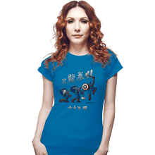 Load image into Gallery viewer, Secret_Shirts Fitted Shirts, Woman / Small / Sapphire Captain Shoryuken