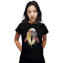 Load image into Gallery viewer, Shirts Fitted Shirts, Woman / Small / Black Captain Of The Universe