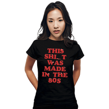 Load image into Gallery viewer, Secret_Shirts Fitted Shirts, Woman / Small / Black 80s Stuff