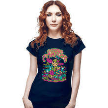 Load image into Gallery viewer, Secret_Shirts Fitted Shirts, Woman / Small / Navy Catnip Farmer