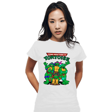 Load image into Gallery viewer, Secret_Shirts Fitted Shirts, Woman / Small / White Kung Fu Tortoise