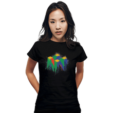 Load image into Gallery viewer, Shirts Fitted Shirts, Woman / Small / Black N64 Splash