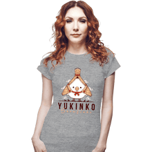 Load image into Gallery viewer, Shirts Fitted Shirts, Woman / Small / Sports Grey Yukinko Snowflake