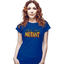 Load image into Gallery viewer, Daily_Deal_Shirts Fitted Shirts, Woman / Small / Royal Blue This Old Mutant