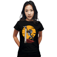 Load image into Gallery viewer, Daily_Deal_Shirts Fitted Shirts, Woman / Small / Black Elastic King!