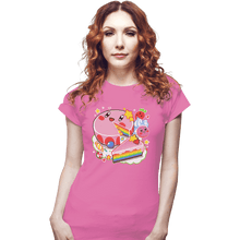 Load image into Gallery viewer, Shirts Fitted Shirts, Woman / Small / Azalea Kirby Cake

