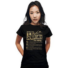 Load image into Gallery viewer, Daily_Deal_Shirts Fitted Shirts, Woman / Small / Black Illuminated Hope
