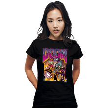 Load image into Gallery viewer, Secret_Shirts Fitted Shirts, Woman / Small / Black DOOOOM!