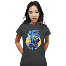 Load image into Gallery viewer, Daily_Deal_Shirts Fitted Shirts, Woman / Small / Charcoal Bluey Bug