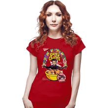 Load image into Gallery viewer, Shirts Fitted Shirts, Woman / Small / Red Bucky Charms
