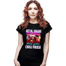 Load image into Gallery viewer, Secret_Shirts Fitted Shirts, Woman / Small / Black Get In, Sugah!