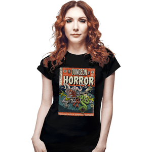 Shirts Fitted Shirts, Woman / Small / Black The Dungeon Of Horror
