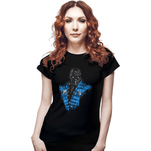 Load image into Gallery viewer, Shirts Fitted Shirts, Woman / Small / Black Mortal Ice
