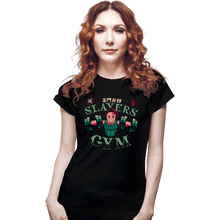 Load image into Gallery viewer, Secret_Shirts Fitted Shirts, Woman / Small / Black Tanjiro Slayers Gym