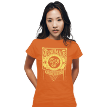 Load image into Gallery viewer, Shirts Fitted Shirts, Woman / Small / Orange Air Nomads