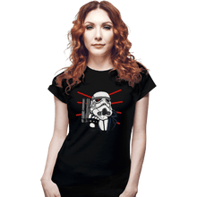 Load image into Gallery viewer, Secret_Shirts Fitted Shirts, Woman / Small / Black The Storminator!