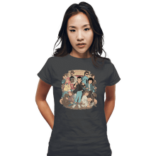 Load image into Gallery viewer, Shirts Fitted Shirts, Woman / Small / Charcoal Stranger Anime