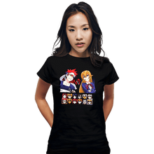 Load image into Gallery viewer, Shirts Fitted Shirts, Woman / Small / Black Foodwars